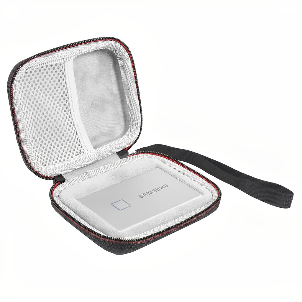 ZORBES Storage Bag for Samsung T7/T7 Touch Portable SSD, Shockproof Travel Organizer Storage Case with Handstrap for Samsung T7/ T7 Touch 500GB 1TB 2TB USB 3.2 External Solid State Drives (Only Bag) ZORBES Storage Bag for Samsung T7/T7 Touch Portable SSD, Shockproof Travel Organizer Storage Case with Handstrap for Samsung T7/ T7 Touch 500GB 1TB 2TB USB 3.2 External Solid State Drives (Only Bag)